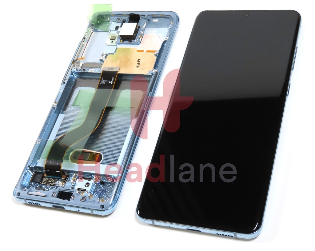 OLED voor Samsung Galaxy S20 Plus Scherm Vervanging S20 Plus 5G Lcd scherm G985F G985F/DS G986F G986F/DS G986U G986B G986W Screen Touch Digitizer Zwart met Frame (met Vingerafdrukfunctie